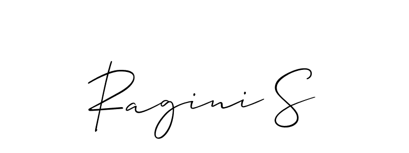 Allison_Script is a professional signature style that is perfect for those who want to add a touch of class to their signature. It is also a great choice for those who want to make their signature more unique. Get Ragini S name to fancy signature for free. Ragini S signature style 2 images and pictures png