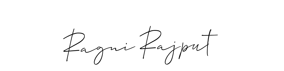 Also You can easily find your signature by using the search form. We will create Ragni Rajput name handwritten signature images for you free of cost using Allison_Script sign style. Ragni Rajput signature style 2 images and pictures png