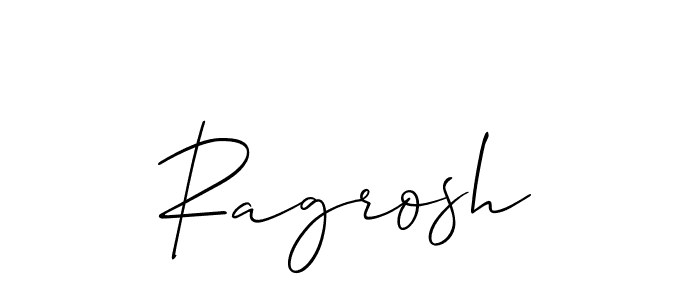 How to make Ragrosh signature? Allison_Script is a professional autograph style. Create handwritten signature for Ragrosh name. Ragrosh signature style 2 images and pictures png