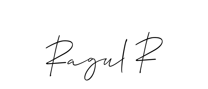 Best and Professional Signature Style for Ragul R. Allison_Script Best Signature Style Collection. Ragul R signature style 2 images and pictures png
