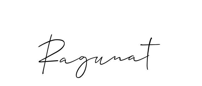 Best and Professional Signature Style for Ragunat. Allison_Script Best Signature Style Collection. Ragunat signature style 2 images and pictures png