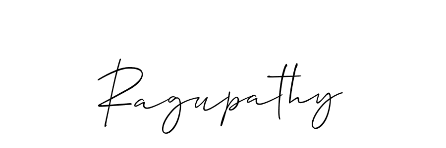 How to make Ragupathy name signature. Use Allison_Script style for creating short signs online. This is the latest handwritten sign. Ragupathy signature style 2 images and pictures png