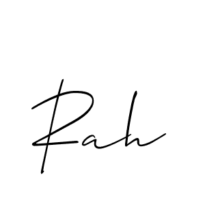 It looks lik you need a new signature style for name Rah. Design unique handwritten (Allison_Script) signature with our free signature maker in just a few clicks. Rah signature style 2 images and pictures png