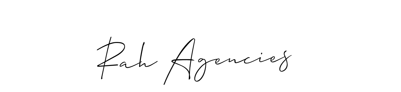 You can use this online signature creator to create a handwritten signature for the name Rah Agencies . This is the best online autograph maker. Rah Agencies  signature style 2 images and pictures png