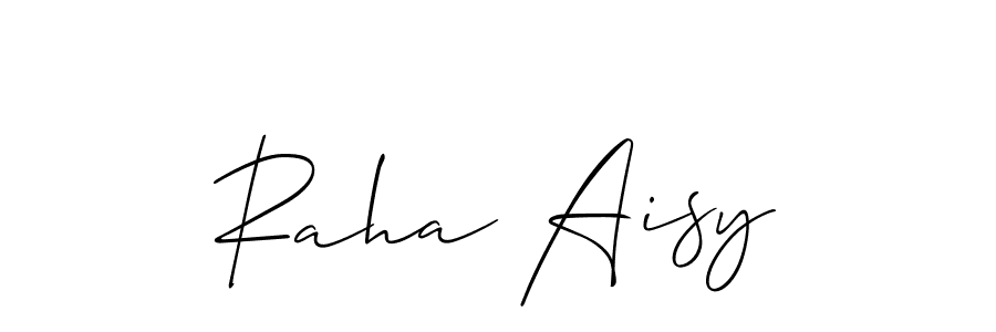 Make a beautiful signature design for name Raha Aisy. Use this online signature maker to create a handwritten signature for free. Raha Aisy signature style 2 images and pictures png