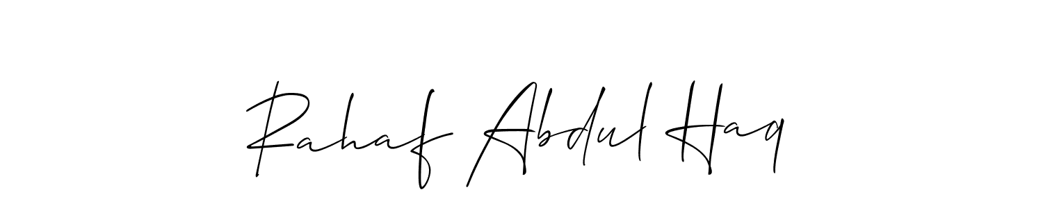 How to make Rahaf Abdul Haq signature? Allison_Script is a professional autograph style. Create handwritten signature for Rahaf Abdul Haq name. Rahaf Abdul Haq signature style 2 images and pictures png