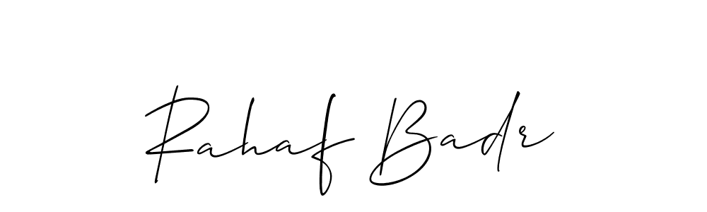 Make a beautiful signature design for name Rahaf Badr. Use this online signature maker to create a handwritten signature for free. Rahaf Badr signature style 2 images and pictures png