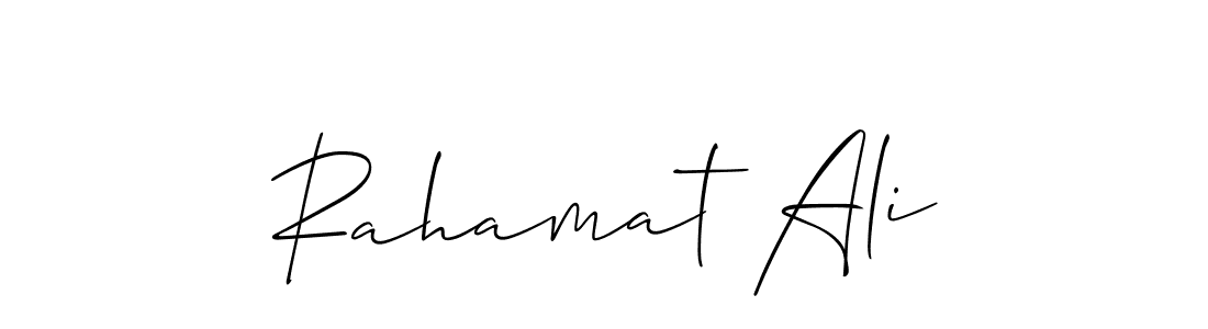 Rahamat Ali stylish signature style. Best Handwritten Sign (Allison_Script) for my name. Handwritten Signature Collection Ideas for my name Rahamat Ali. Rahamat Ali signature style 2 images and pictures png
