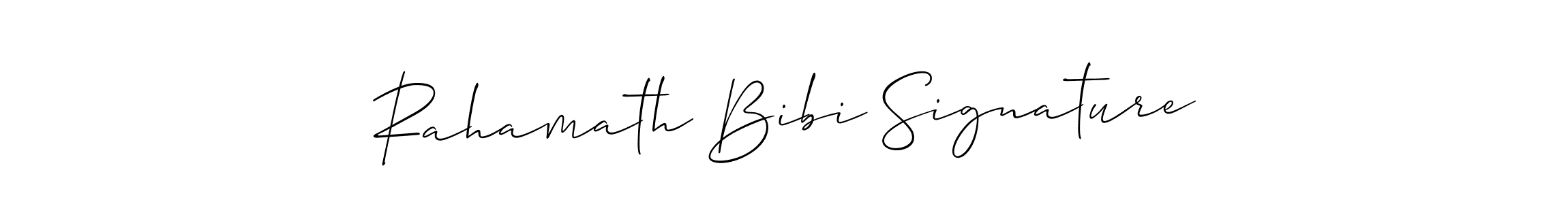 You should practise on your own different ways (Allison_Script) to write your name (Rahamath Bibi Signature) in signature. don't let someone else do it for you. Rahamath Bibi Signature signature style 2 images and pictures png