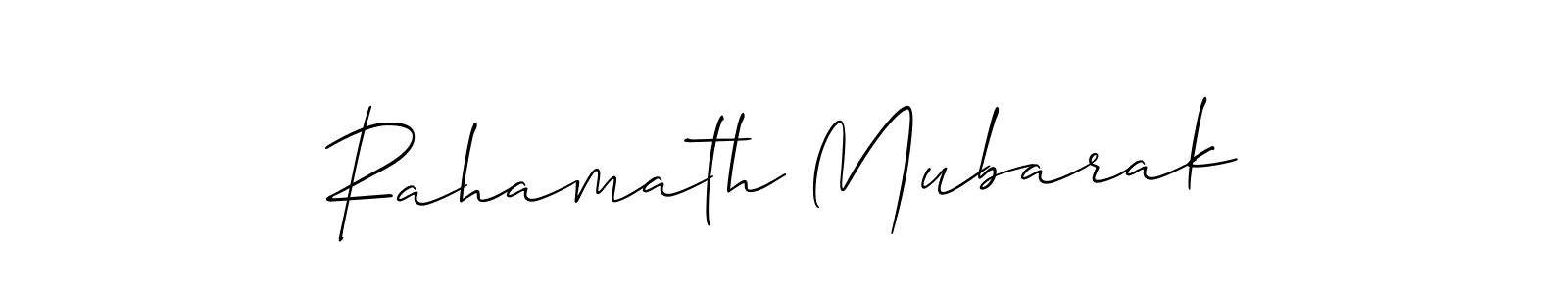 Once you've used our free online signature maker to create your best signature Allison_Script style, it's time to enjoy all of the benefits that Rahamath Mubarak name signing documents. Rahamath Mubarak signature style 2 images and pictures png