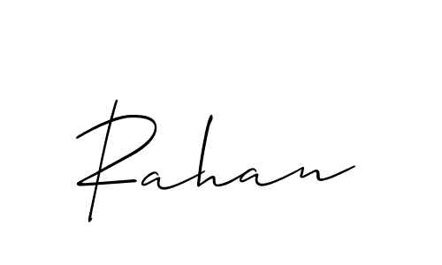 How to make Rahan name signature. Use Allison_Script style for creating short signs online. This is the latest handwritten sign. Rahan signature style 2 images and pictures png