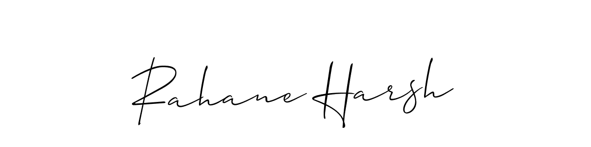 Once you've used our free online signature maker to create your best signature Allison_Script style, it's time to enjoy all of the benefits that Rahane Harsh name signing documents. Rahane Harsh signature style 2 images and pictures png