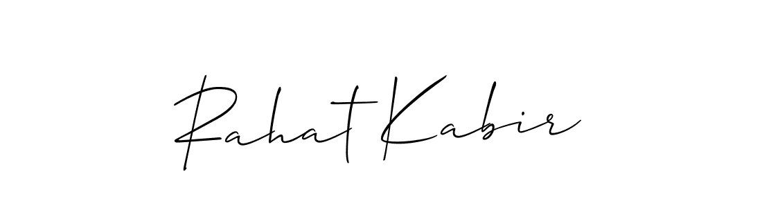 Best and Professional Signature Style for Rahat Kabir. Allison_Script Best Signature Style Collection. Rahat Kabir signature style 2 images and pictures png