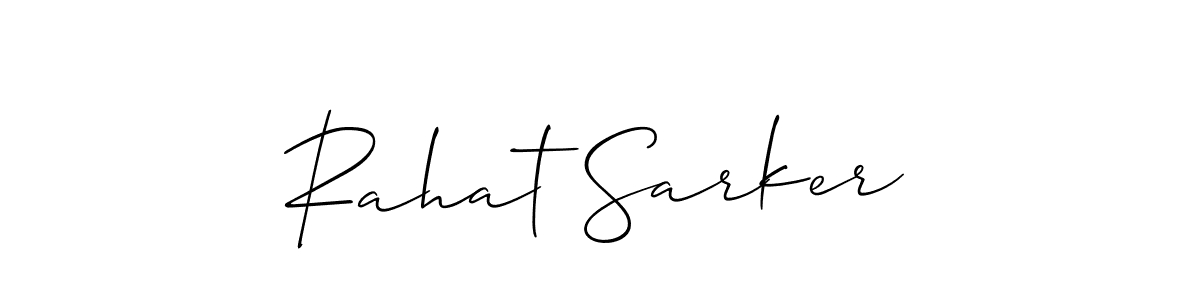 Make a beautiful signature design for name Rahat Sarker. Use this online signature maker to create a handwritten signature for free. Rahat Sarker signature style 2 images and pictures png