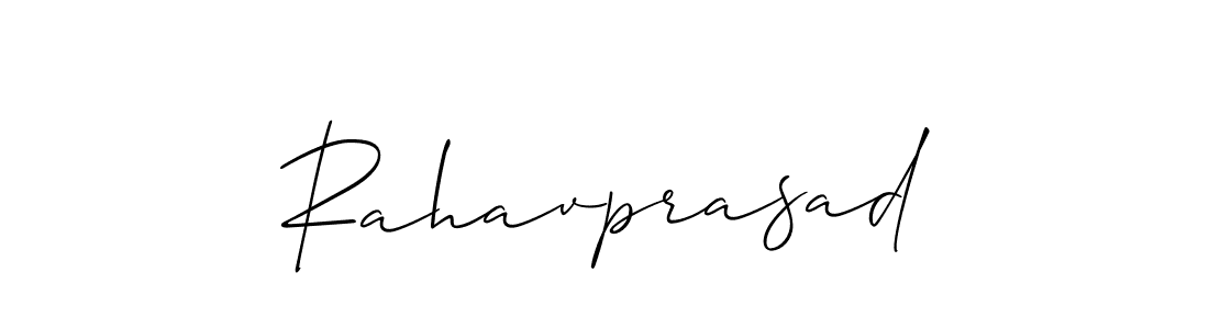 How to make Rahavprasad signature? Allison_Script is a professional autograph style. Create handwritten signature for Rahavprasad name. Rahavprasad signature style 2 images and pictures png