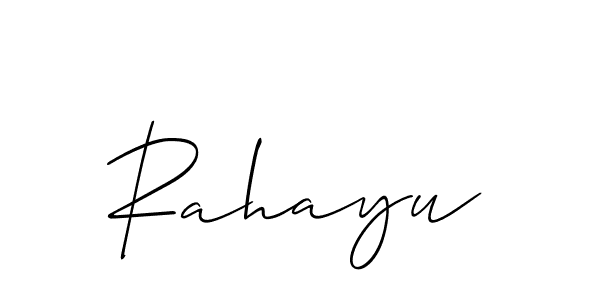 You can use this online signature creator to create a handwritten signature for the name Rahayu. This is the best online autograph maker. Rahayu signature style 2 images and pictures png