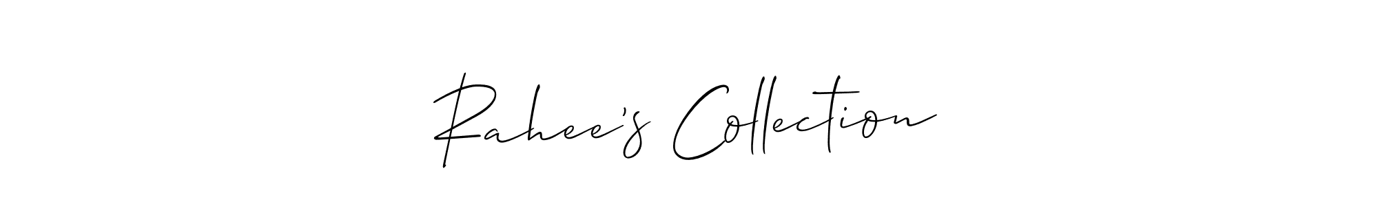 This is the best signature style for the Rahee’s Collection name. Also you like these signature font (Allison_Script). Mix name signature. Rahee’s Collection signature style 2 images and pictures png