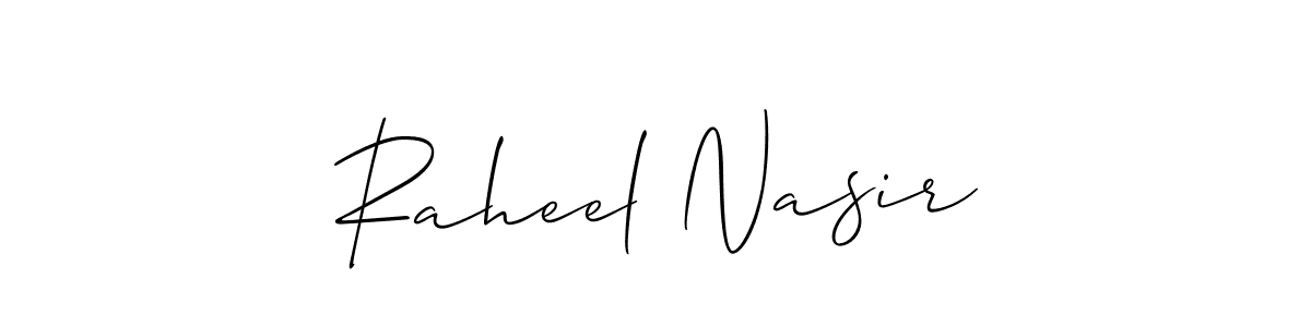 Best and Professional Signature Style for Raheel Nasir. Allison_Script Best Signature Style Collection. Raheel Nasir signature style 2 images and pictures png