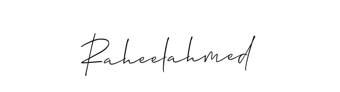 You can use this online signature creator to create a handwritten signature for the name Raheelahmed. This is the best online autograph maker. Raheelahmed signature style 2 images and pictures png