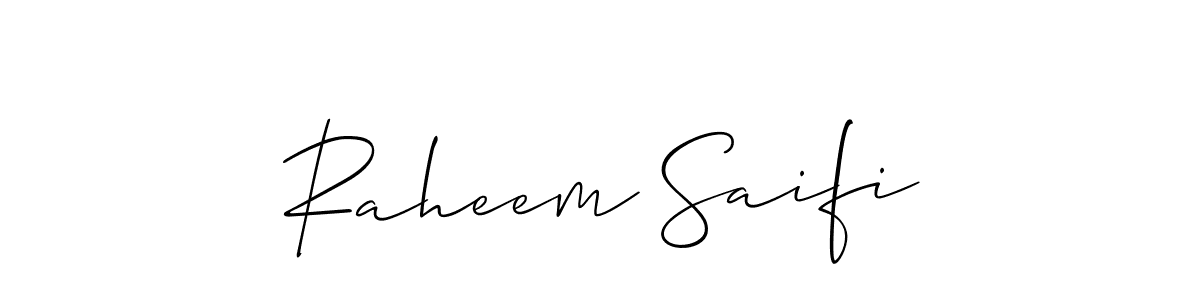 Make a beautiful signature design for name Raheem Saifi. Use this online signature maker to create a handwritten signature for free. Raheem Saifi signature style 2 images and pictures png