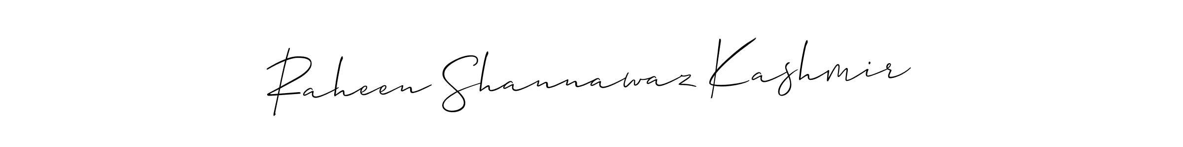 The best way (Allison_Script) to make a short signature is to pick only two or three words in your name. The name Raheen Shannawaz Kashmir include a total of six letters. For converting this name. Raheen Shannawaz Kashmir signature style 2 images and pictures png