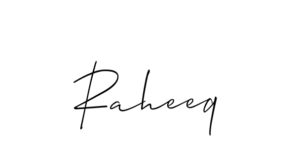 This is the best signature style for the Raheeq name. Also you like these signature font (Allison_Script). Mix name signature. Raheeq signature style 2 images and pictures png