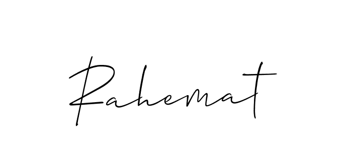 Best and Professional Signature Style for Rahemat. Allison_Script Best Signature Style Collection. Rahemat signature style 2 images and pictures png