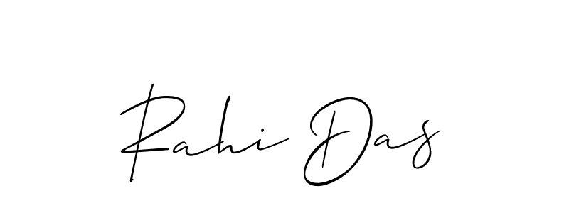 How to make Rahi Das signature? Allison_Script is a professional autograph style. Create handwritten signature for Rahi Das name. Rahi Das signature style 2 images and pictures png