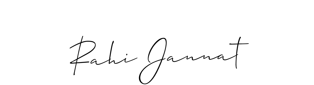 You can use this online signature creator to create a handwritten signature for the name Rahi Jannat. This is the best online autograph maker. Rahi Jannat signature style 2 images and pictures png