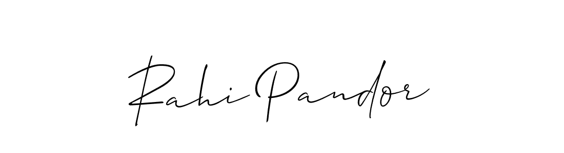 if you are searching for the best signature style for your name Rahi Pandor. so please give up your signature search. here we have designed multiple signature styles  using Allison_Script. Rahi Pandor signature style 2 images and pictures png