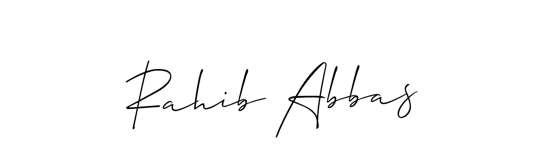 if you are searching for the best signature style for your name Rahib Abbas. so please give up your signature search. here we have designed multiple signature styles  using Allison_Script. Rahib Abbas signature style 2 images and pictures png