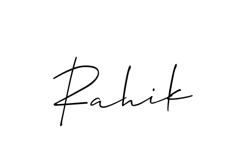 Check out images of Autograph of Rahik name. Actor Rahik Signature Style. Allison_Script is a professional sign style online. Rahik signature style 2 images and pictures png