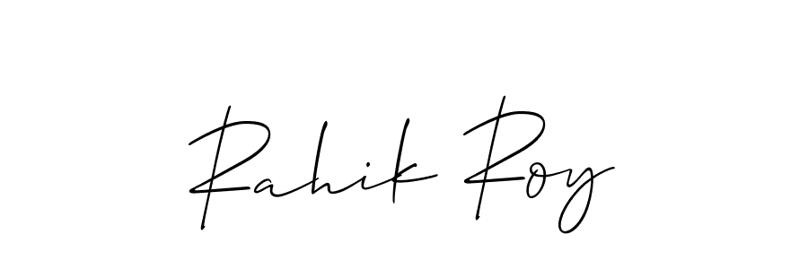 Similarly Allison_Script is the best handwritten signature design. Signature creator online .You can use it as an online autograph creator for name Rahik Roy. Rahik Roy signature style 2 images and pictures png