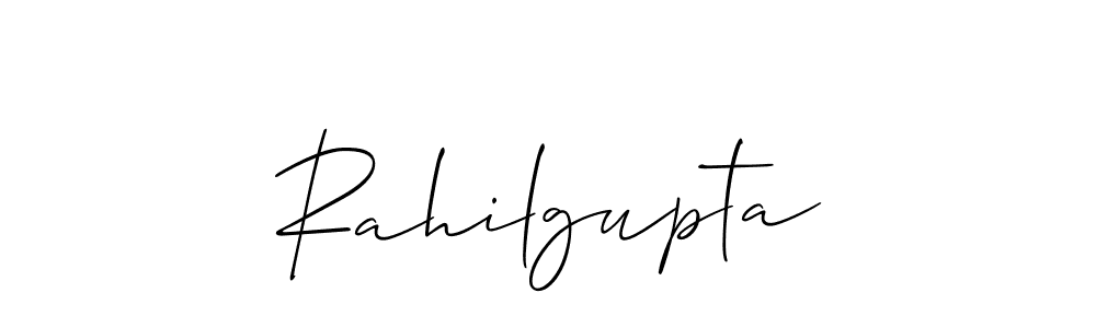Make a short Rahilgupta signature style. Manage your documents anywhere anytime using Allison_Script. Create and add eSignatures, submit forms, share and send files easily. Rahilgupta signature style 2 images and pictures png