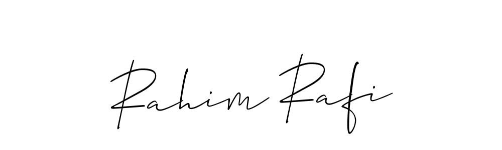 This is the best signature style for the Rahim Rafi name. Also you like these signature font (Allison_Script). Mix name signature. Rahim Rafi signature style 2 images and pictures png