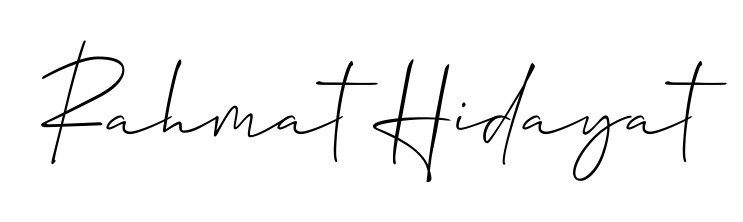 Use a signature maker to create a handwritten signature online. With this signature software, you can design (Allison_Script) your own signature for name Rahmat Hidayat. Rahmat Hidayat signature style 2 images and pictures png