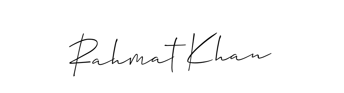 Make a short Rahmat Khan signature style. Manage your documents anywhere anytime using Allison_Script. Create and add eSignatures, submit forms, share and send files easily. Rahmat Khan signature style 2 images and pictures png