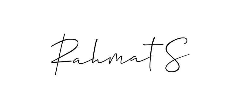 Here are the top 10 professional signature styles for the name Rahmat S. These are the best autograph styles you can use for your name. Rahmat S signature style 2 images and pictures png