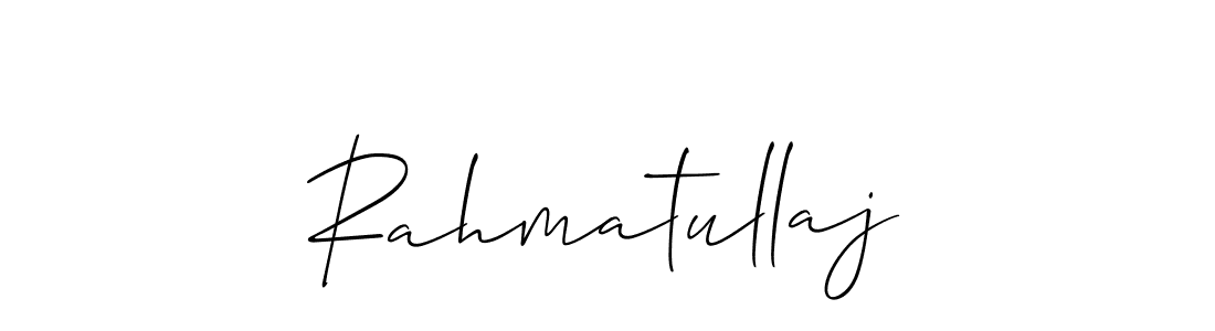 Once you've used our free online signature maker to create your best signature Allison_Script style, it's time to enjoy all of the benefits that Rahmatullaj name signing documents. Rahmatullaj signature style 2 images and pictures png