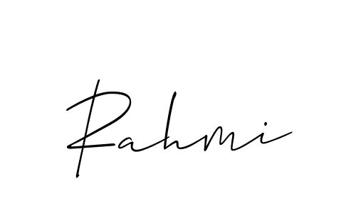 Make a beautiful signature design for name Rahmi. Use this online signature maker to create a handwritten signature for free. Rahmi signature style 2 images and pictures png