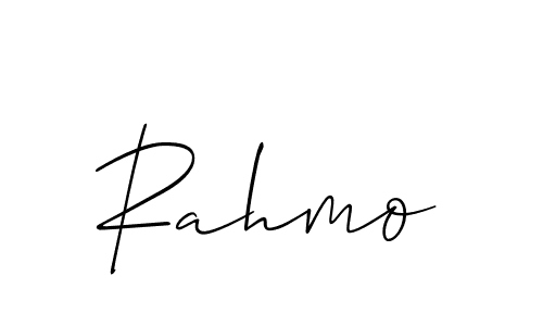 It looks lik you need a new signature style for name Rahmo. Design unique handwritten (Allison_Script) signature with our free signature maker in just a few clicks. Rahmo signature style 2 images and pictures png