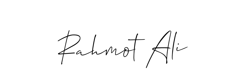 Similarly Allison_Script is the best handwritten signature design. Signature creator online .You can use it as an online autograph creator for name Rahmot Ali. Rahmot Ali signature style 2 images and pictures png