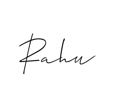 How to make Rahu name signature. Use Allison_Script style for creating short signs online. This is the latest handwritten sign. Rahu signature style 2 images and pictures png