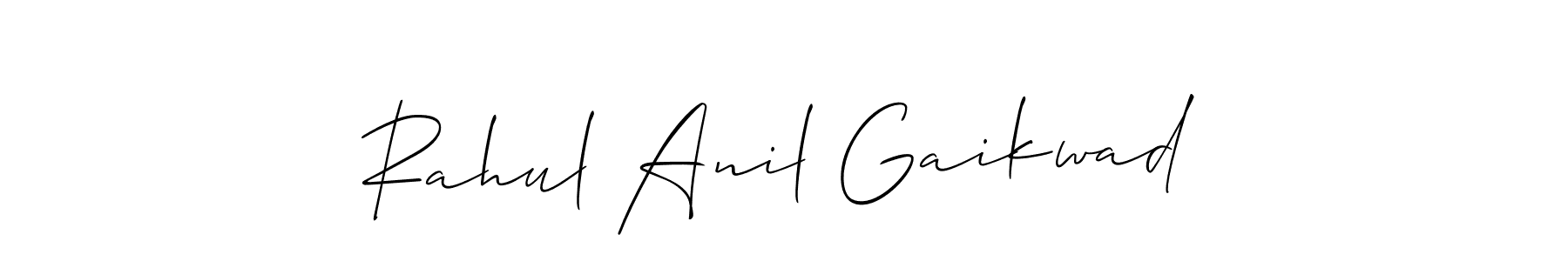Make a short Rahul Anil Gaikwad signature style. Manage your documents anywhere anytime using Allison_Script. Create and add eSignatures, submit forms, share and send files easily. Rahul Anil Gaikwad signature style 2 images and pictures png