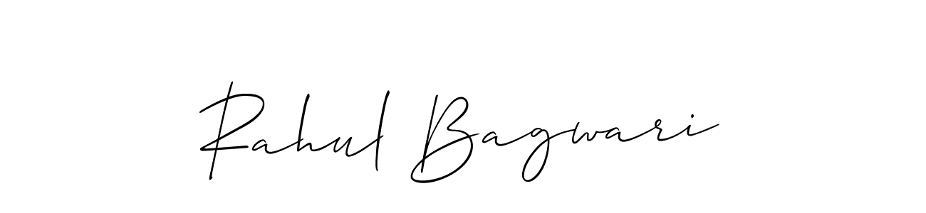 Rahul Bagwari stylish signature style. Best Handwritten Sign (Allison_Script) for my name. Handwritten Signature Collection Ideas for my name Rahul Bagwari. Rahul Bagwari signature style 2 images and pictures png