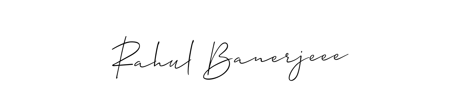 This is the best signature style for the Rahul Banerjeee name. Also you like these signature font (Allison_Script). Mix name signature. Rahul Banerjeee signature style 2 images and pictures png