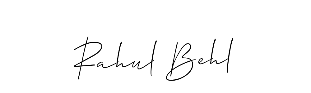 You should practise on your own different ways (Allison_Script) to write your name (Rahul Behl) in signature. don't let someone else do it for you. Rahul Behl signature style 2 images and pictures png