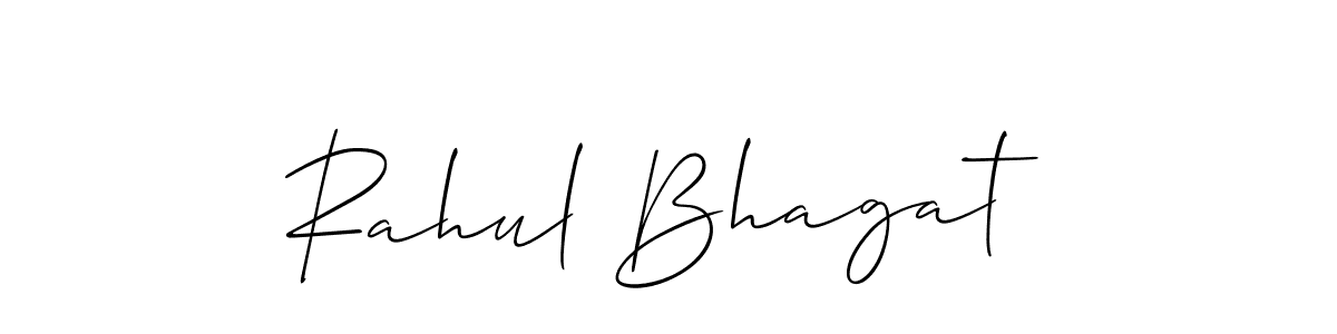How to make Rahul Bhagat signature? Allison_Script is a professional autograph style. Create handwritten signature for Rahul Bhagat name. Rahul Bhagat signature style 2 images and pictures png
