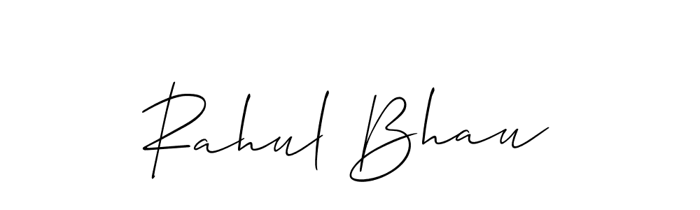 It looks lik you need a new signature style for name Rahul Bhau. Design unique handwritten (Allison_Script) signature with our free signature maker in just a few clicks. Rahul Bhau signature style 2 images and pictures png