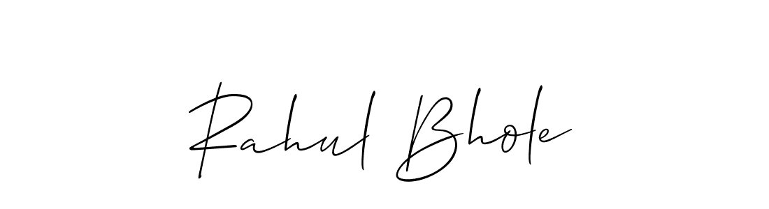 How to make Rahul Bhole signature? Allison_Script is a professional autograph style. Create handwritten signature for Rahul Bhole name. Rahul Bhole signature style 2 images and pictures png